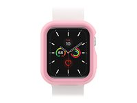 OtterBox EXO EDGE - Pare-chocs pour montre intelligente - polycarbonate, TPE - coucher de soleil d'été rose - pour Apple Watch (44 mm) 77-81218