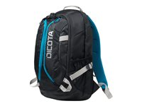 Dicota Active XL - Sac à dos pour ordinateur portable - 17.3" - noir, bleu D31223