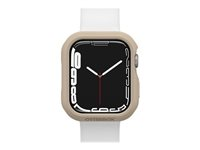 OtterBox - Pare-chocs pour montre intelligente - antimicrobien - polycarbonate, 90 % de plastique recyclé - don't even chai (marron) - pour Apple Watch Series 7 (GPS + Cellular) (45 mm), Series 7 (GPS) (45 mm) 77-90286