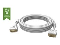 Vision Techconnect - Câble VGA - HD-15 (VGA) (M) pour HD-15 (VGA) (M) - 2 m - blanc TC 2MVGAP