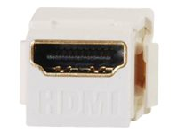 C2G Snap-In HDMI Keystone Insert Module - Prise modulaire - HDMI - blanc 81302