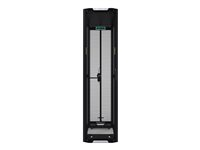 HPE 800mm x 1200mm G2 Enterprise Shock Network Rack - Rack - Noir avec des touches d'argent - 42U - 19" P9K48A