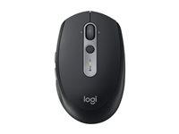 Logitech M590 Silent - Souris - pour droitiers - optique - 7 boutons - sans fil - Bluetooth, 2.4 GHz - récepteur sans fil USB - ton gris moyen 910-005198