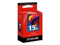 Lexmark Cartridge No. 15A - Couleur (cyan, magenta, jaune) - originale - cartouche d'encre - pour X2600, 2650, 2670; Z2300, 2320 18C2100E