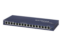 NETGEAR ProSafe FS116 10/100 Desktop Switch - Commutateur - 16 x 10/100 - Ordinateur de bureau FS116GE