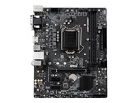 MSI H310M PRO-M2 PLUS - Carte-mère - micro ATX - LGA1151 Socket - H310 Chipset - USB 3.1 Gen 1 - Gigabit LAN - carte graphique embarquée (unité centrale requise) - audio HD (8 canaux) H310M PRO-M2 PLUS