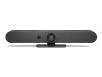 Logitech Rally Bar Mini - Appareil de vidéoconférence - certifié Zoom, Certifié pour Microsoft Teams - graphite 960-001339