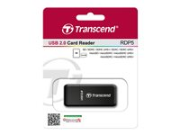 Transcend RDP5 - Lecteur de carte ( SD, microSD, SDHC, microSDHC, SDXC, microSDXC, SDHC UHS-I, SDXC UHS-I, microSDHC UHS-I, microSDXC UHS-I ) - USB 2.0 TS-RDP5K