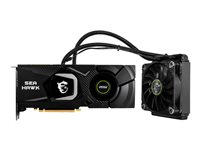 MSI RTX 2080 SEA HAWK X - Carte graphique - GF RTX 2080 - 8 Go GDDR6 - PCIe 3.0 x16 - HDMI, 3 x DisplayPort, USB-C GEFORCE RTX 2080 SEA HAWK X