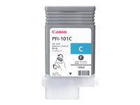 Canon PFI-101 C - Cyan - original - réservoir d'encre - pour imagePROGRAF iPF5000, iPF5100, iPF6000S, iPF6100, iPF6200 0884B001