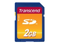 Transcend - Carte mémoire flash - 2 Go - SD TS2GSDC