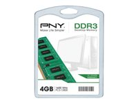 PNY Optima - DDR3 - 8 Go - DIMM 240 broches - 1333 MHz / PC3-10660 - CL9 - 1.5 V - mémoire sans tampon - NON ECC DIM108GBN/10660/3CBX