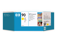 HP 90 - 225 ml - jaune - original - cartouche d'encre - pour DesignJet 4000, 4000ps, 4020, 4020ps, 4500, 4500mfp, 4500ps, 4520, 4520 HD-MFP, 4520ps C5064A