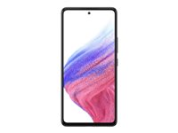 Samsung Galaxy A53 5G - Enterprise Edition - 5G smartphone - double SIM - RAM 6 Go / Mémoire interne 128 Go - microSD slot - écran OEL - 6.5" - 2400 x 1080 pixels (120 Hz) - 4x caméras arrière 64 MP, 12 MP, 5 MP, 5 MP - front camera 32 MP - noir génial SM-A536BZKNEEB