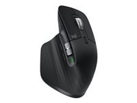 Logitech MX Master 3 - Souris - laser - 7 boutons - sans fil - Bluetooth, 2.4 GHz - récepteur sans fil USB - noir 910-005710