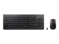 Lenovo Essential Wireless Combo - Ensemble clavier et souris - sans fil - 2.4 GHz - Français 4X30M39469