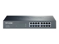 TP-Link Commutateur Gigabit 16 ports TL-SG1016D - Commutateur - non géré - 16 x 10/100/1000 - de bureau TL-SG1016D