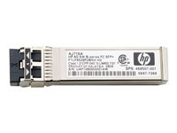 HPE - Module transmetteur SFP (mini-GBIC) - GigE - 10Base-T, 100Base-TX, 1000Base-T - pour HPE 1606, SN8000B 32; StoreFabric SN4000, SN8000B 4-Slot, SN8000B 8-Slot, SN8600B 4-slot AW537A