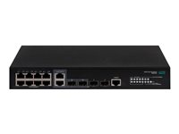 HPE FlexNetwork 5140 8G 2SFP 2XGT Combo EI - Commutateur - C3 - intelligent - 8 x 10/100/1000 + 2 x 1 Gigabit / 10 Gigabit SFP+ + 2 x 10GBase-T combiné - Montable sur rack - BTO R8J42A