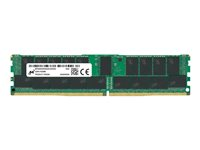 Micron - DDR4 - module - 64 Go - DIMM 288 broches - 2933 MHz / PC4-23466 - CL21 - 1.2 V - mémoire enregistré - ECC MTA36ASF8G72PZ-2G9B2R