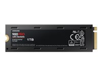 Samsung 980 PRO MZ-V8P1T0CW - SSD - chiffré - 1 To - interne - M.2 2280 - PCIe 4.0 x4 (NVMe) - mémoire tampon : 1 Go - AES 256 bits - TCG Opal Encryption 2.0 MZ-V8P1T0CW