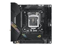 ASUS ROG STRIX H470-I GAMING - Carte-mère - mini ITX - Socket LGA1200 - H470 Chipset - USB-C Gen2, USB 3.2 Gen 1, USB 3.2 Gen 2 - 2 x Gigabit LAN, Wi-Fi - carte graphique embarquée (unité centrale requise) - audio HD (8 canaux) 90MB12U0-M0EAY0