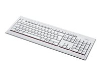 Fujitsu KB521 - Clavier - USB - Français - Gris marbré - OEM - pour Celsius C780, J550, M7010, R970; ESPRIMO P558, Q958; FUTRO S5010, S7010, S9010 S26381-K521-L140