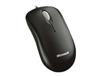 Microsoft Basic Optical Mouse for Business - Souris - droitiers et gauchers - optique - 3 boutons - filaire - PS/2, USB - blanc 4YH-00008