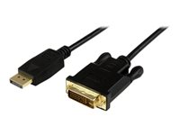 StarTech.com Câble adaptateur DisplayPort vers DVI actif de 1,8 m - Convertisseur DP vers DVI-D - M/M - 1920x1200 - Noir - Câble d'écran - DisplayPort (M) pour DVI-D (M) - 1.8 m - actif - noir - pour P/N: TB3CDK2DP, TB3CDK2DPUE, TB3CDOCKDP, TB3DK2DHV, TB3DK2DHVUE, TB3DKDPMAW, TB3DKDPMAWUE DP2DVIMM6BS