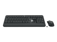 Logitech MK540 Advanced - Ensemble clavier et souris - sans fil - 2.4 GHz - Allemand 920-008675