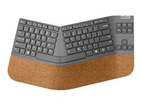 Lenovo Go Split - Clavier - sans fil - 2.4 GHz - US avec le symbole de l'euro - gris orage - Pour la vente au détail 4Y41C33782