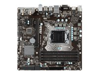 MSI B150M PRO-DH - Carte-mère - micro ATX - Socket LGA1151 - B150 - USB 3.1 Gen 1 - Gigabit LAN - carte graphique embarquée (unité centrale requise) - audio HD (8 canaux) B150M PRO-DH