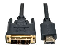 Tripp Lite 30ft HDMI to DVI-D Digital Monitor Adapter Video Converter Cable M/M 30' - Câble vidéo - HDMI (M) pour DVI-D (M) - 9.15 m - double blindage - noir P566-030