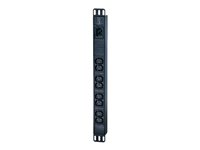 APC Easy Basic Rack PDU EPDU1016B - Unité de distribution secteur (rack-montable) - CA 200/208/230 V - 3680 VA - entrée : IEC 60320 C20 - connecteurs de sortie : 8 (power IEC 60320 C13) - 1U - 2.5 m cordon - noir - pour P/N: AR106V, SCL400RMJ1U, SCL500RMI1UC, SCL500RMI1UNC, SMTL1000RMI2UC, SMTL750RMI2UC EPDU1016B