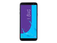 Samsung Galaxy J6 - 4G smartphone - double SIM - RAM 3 Go / Mémoire interne 32 Go - microSD slot - écran OEL - 5.6" - 1480 x 720 pixels - rear camera 13 MP - front camera 8 MP - gris orchidée SM-J600FZVUXEF