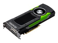 NVIDIA Quadro P6000 - Carte graphique - Quadro P6000 - 24 Go GDDR5 - PCIe 3.0 x16 - DVI, 4 x DisplayPort VCQP6000-PB