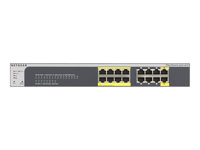 NETGEAR ProSafe GS516TP - Commutateur - L3 Lite - Géré - 8 x 10/100/1000 (PoE) + 8 x 10/100/1000 - Ordinateur de bureau, Montable sur rack - PoE+ GS516TP-100EUS