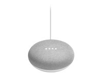 Google Home Mini - Avec ampoule Philips teintée - haut-parleur intelligent - Bluetooth, Wi-Fi - craie HOMEMINIHUEWHITE