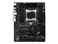 MSI X299 RAIDER - Carte-mère - ATX - LGA2066 Socket - X299 - USB 3.1 Gen 1, USB-C Gen2, USB 3.1 Gen 2 - Gigabit LAN - audio HD (8 canaux) X299 RAIDER