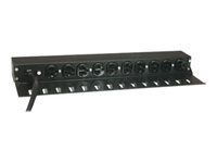 APC Cord Retention Bracket - Kit d'exploitation câble - noir - 1U - pour P/N: AP6003A, AP7554, AP7555A, AP7557, AP7557NA, AP7567, AP7567A, AP7569, AP7599, AP9571A AP9569