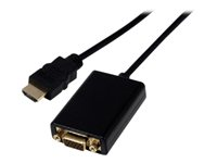 MCL Samar CG-287C - Adaptateur audio/vidéo - HDMI / VGA - HDMI (M) pour HD-15, stereo mini jack (F) CG-287C