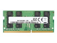 HP - DDR4 - module - 16 Go - SO DIMM 260 broches - 3200 MHz / PC4-25600 - 1.2 V - mémoire sans tampon - non ECC - promo - pour Elite Slice G2 (SODIMM); EliteDesk 705 G5 (SODIMM); EliteOne 800 G5, 800 G6, 800 G8; ProDesk 400 G5 (SODIMM), 400 G6 (SODIMM), 600 G5 (SODIMM), 600 G6 (SODIMM); ProOne 400 G6, 440 G6, 600 G6 13L75AT