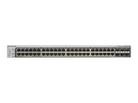 NETGEAR Smart GS752TPS - Commutateur - Géré - 48 x 10/100/1000 (PoE) + 2 x SFP Gigabit combiné + 4 x Gigabit SFP - Montable sur rack - PoE GS752TPSB-100EUS