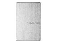 Freecom mHDD en métal - Disque dur - 2 To - externe (portable) - 2.5" - USB 3.0 - 5400 tours/min - aluminium brossé, aluminium brossé 56368