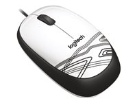 Logitech M105 - Souris - optique - filaire - USB - blanc 910-002944