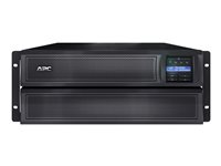 APC Smart-UPS X 2200 rack/tour LCD - Onduleur (montable sur rack / externe) - CA 230 V - 1980 Watt - 2200 VA - Ethernet 10/100, RS-232, USB - connecteurs de sortie : 10 - 4U - noir - avec APC UPS Network Management Card - pour P/N: AR106SH6, AR109SH6, AR112SH6, AR3006, AR3006SP, AR3103, AR3103SP, AR3106, AR3106SP SMX2200HVNC