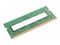 Lenovo - DDR4 - module - 4 Go - SO DIMM 260 broches - 3200 MHz / PC4-25600 - mémoire sans tampon - non ECC - CRU - vert - pour ThinkCentre M70a; M70q; M80q; M90a; M90q; ThinkPad E14 Gen 2; E15 Gen 2; L14 Gen 1; L15 Gen 1; ThinkStation P340 (Tiny); V14-ADA; V14-ARE; V14-IIL; V15-ADA; V15-IIL; V30a-22IML; V30a-24IML; V35s 07ADA 4X71A14571