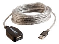 C2G USB Active Extension Cable - Rallonge de câble USB - USB (M) pour USB (F) - USB 2.0 - 5 m - actif 81655