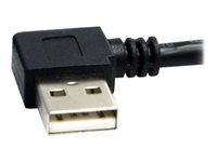 StarTech.com Câble USB A vers USB B coudé à angle droit de 90° - 91 cm- Cable Imprimante USB A-B - M/M - 1x USB A Mâle, 1x USB B Mâle Noir - Câble USB - USB (M) pour USB type B (M) - USB 2.0 - 91 cm - connecteur à 90°, moulé - noir - pour P/N: ICUSB23208FD, ICUSB23216FD, ICUSB232D USB2HAB2RA3