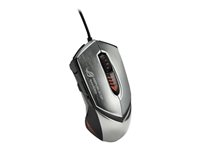 ASUS GX1000 Eagle Eye - Souris - laser - 6 boutons - filaire - USB - aluminium brossé 90-XB3B00MU00040-